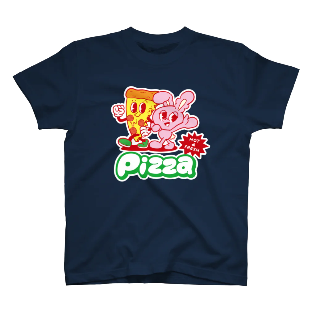 YUMEのうさPIZZA Tシャツ スタンダードTシャツ