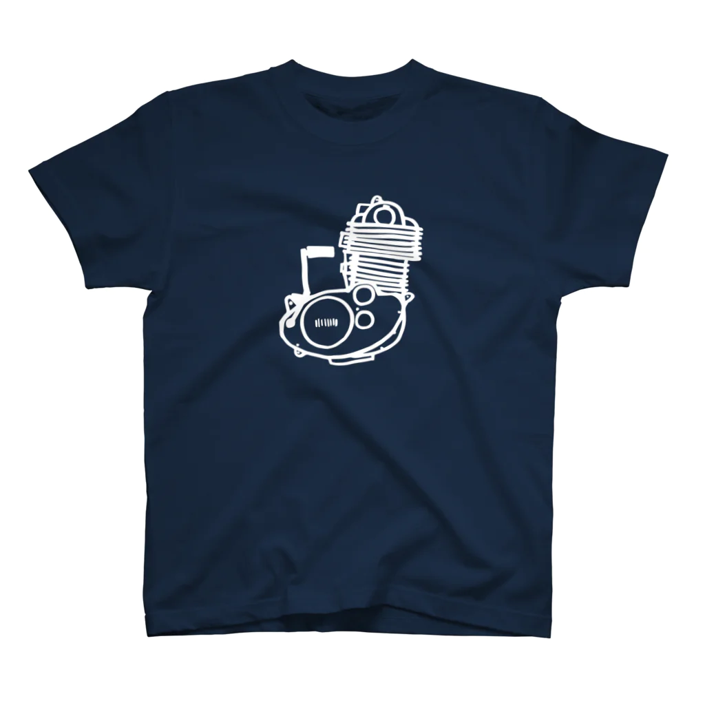 ナカムラデザインのバイクノエンジン2 スタンダードTシャツ