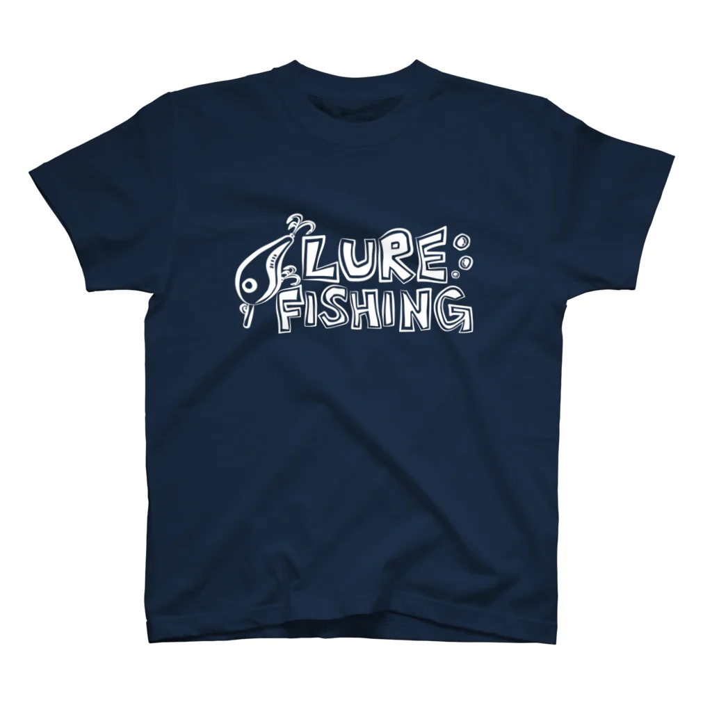 ワカボンドのルアーフィッシング(lure fishing)_濃淡生地 スタンダードTシャツ