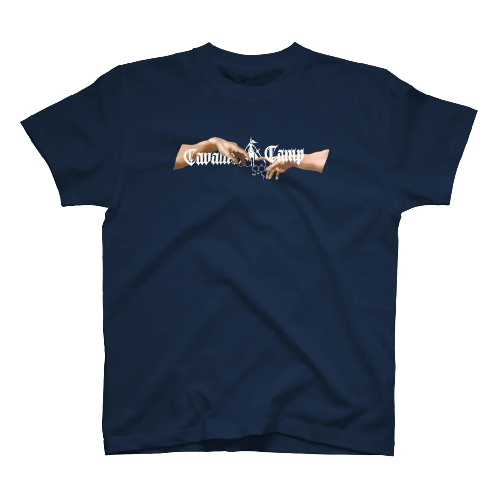 Cavalier Campの「The Creation of Cavalier」White Logo Regular Fit T-Shirt