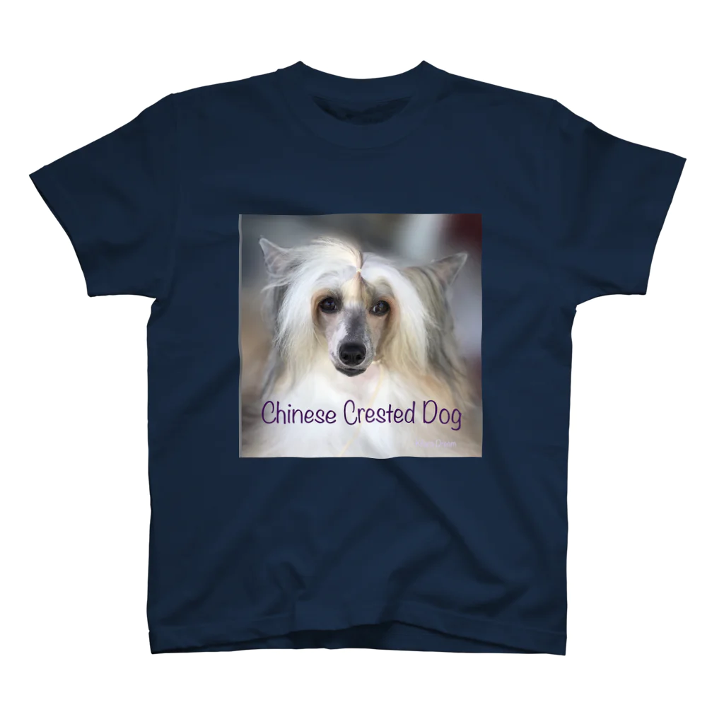 Kilara Dream Chinese Crested のチャイクレ つむぎバージョン スタンダードTシャツ