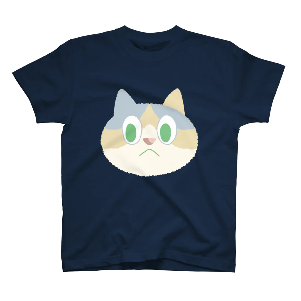 neuneunet.shopの人を見下す三毛キャット スタンダードTシャツ