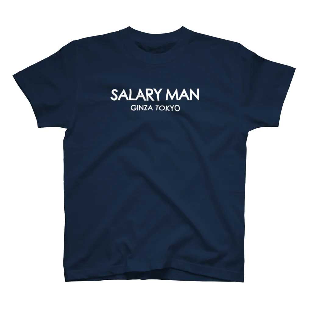 office SANGOLOWのSALARY MAN GINZA TOKYO（白文字） Tシャツ Regular Fit T-Shirt