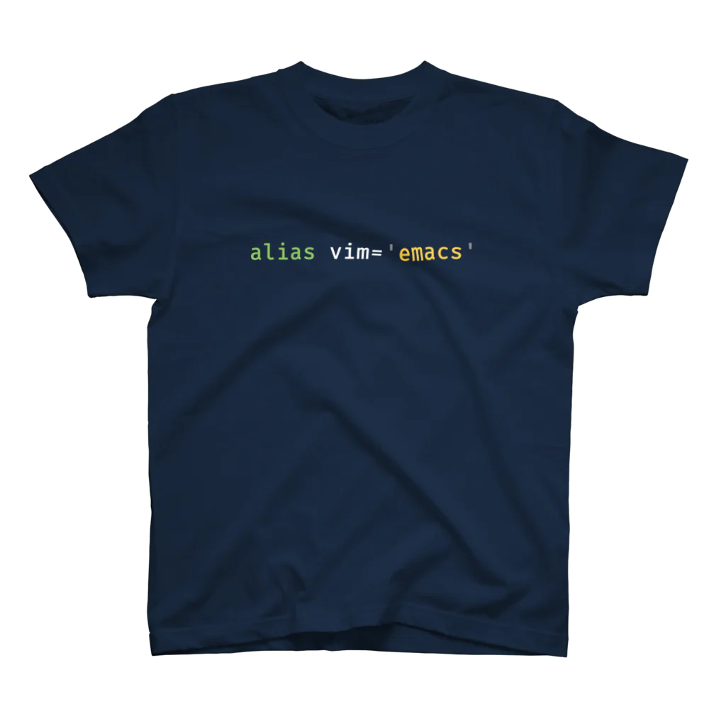 null shopのalias vim='emacs' Regular Fit T-Shirt