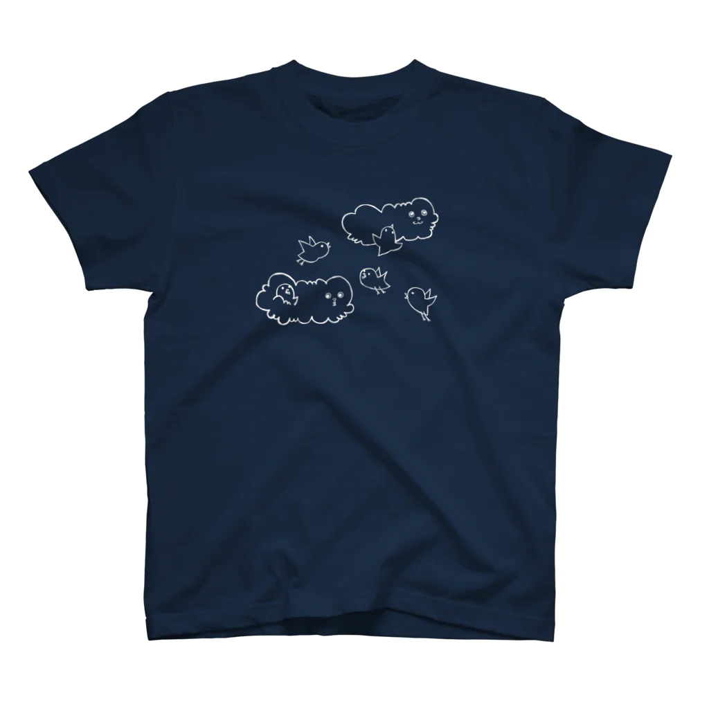 なほこはぐの雲と小鳥 スタンダードTシャツ