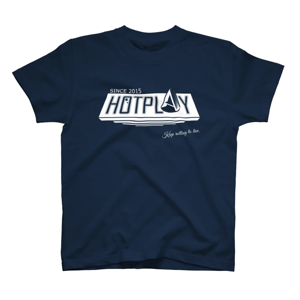 HOTPLAYの～熱くあそべ～HOTPLAY（黒） スタンダードTシャツ