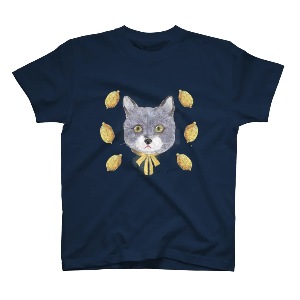 あめりすの猫と檸檬(Kaķis un Lemon) Regular Fit T-Shirt