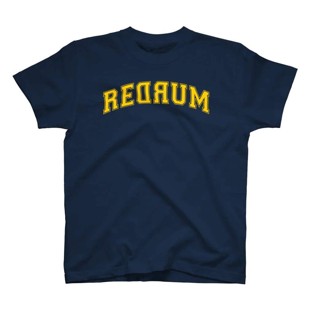 shoppのREDRUM 紺×黄 スタンダードTシャツ