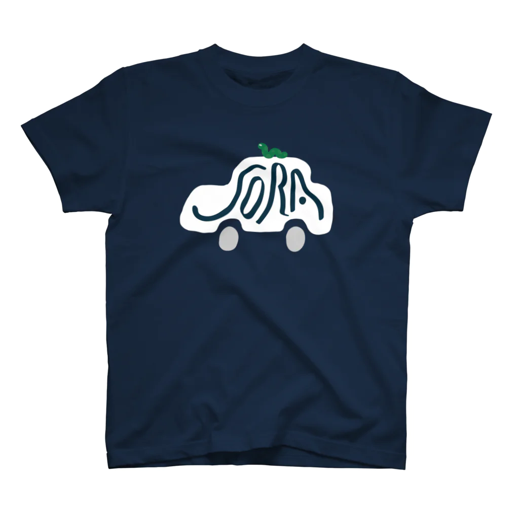 TOFU design worksのCAR navy_SORA スタンダードTシャツ