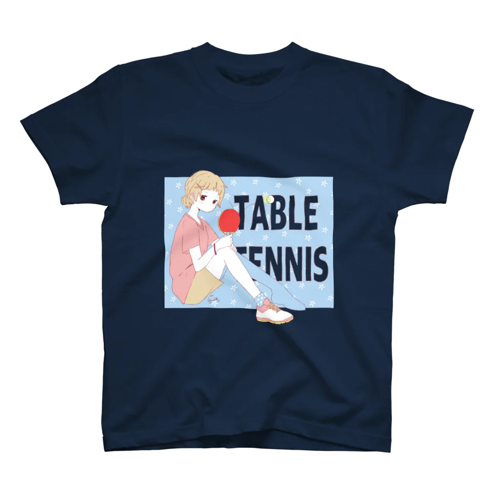 m_matsurikaのTABLE TENNIS スタンダードTシャツ