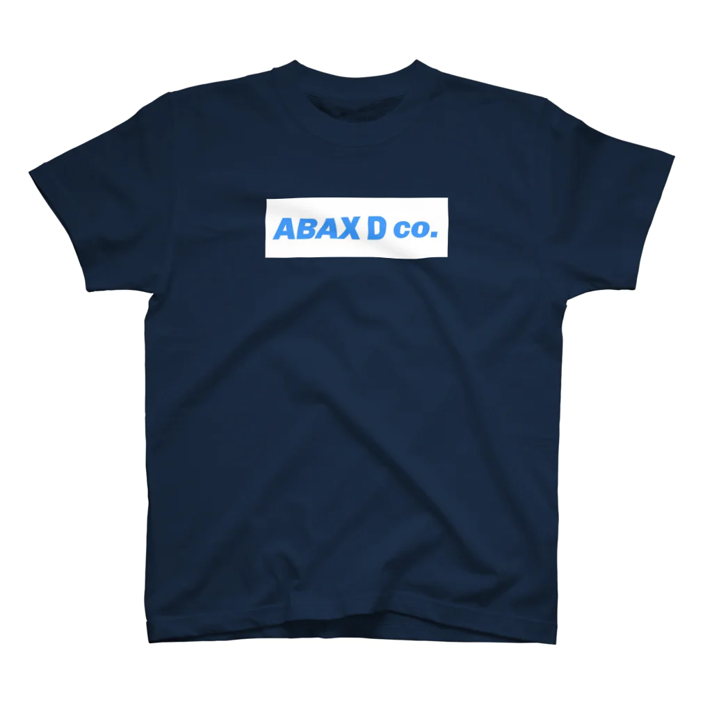 ABAX DIAMOND co.のABAX DIAMOND co. ネイビーボックスロゴ Regular Fit T-Shirt