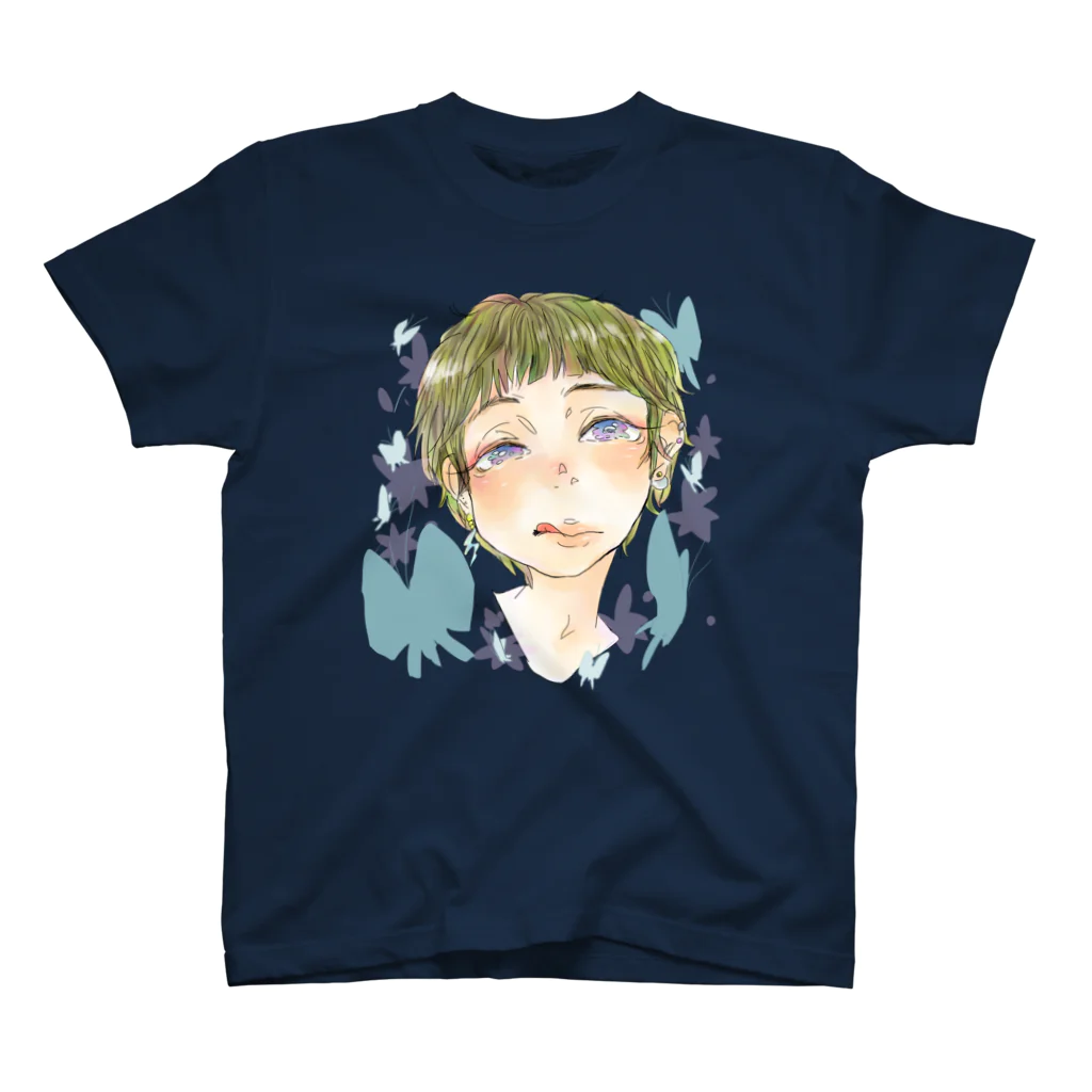 Yumenoyoの美味しそうなまぶたをみてる スタンダードTシャツ