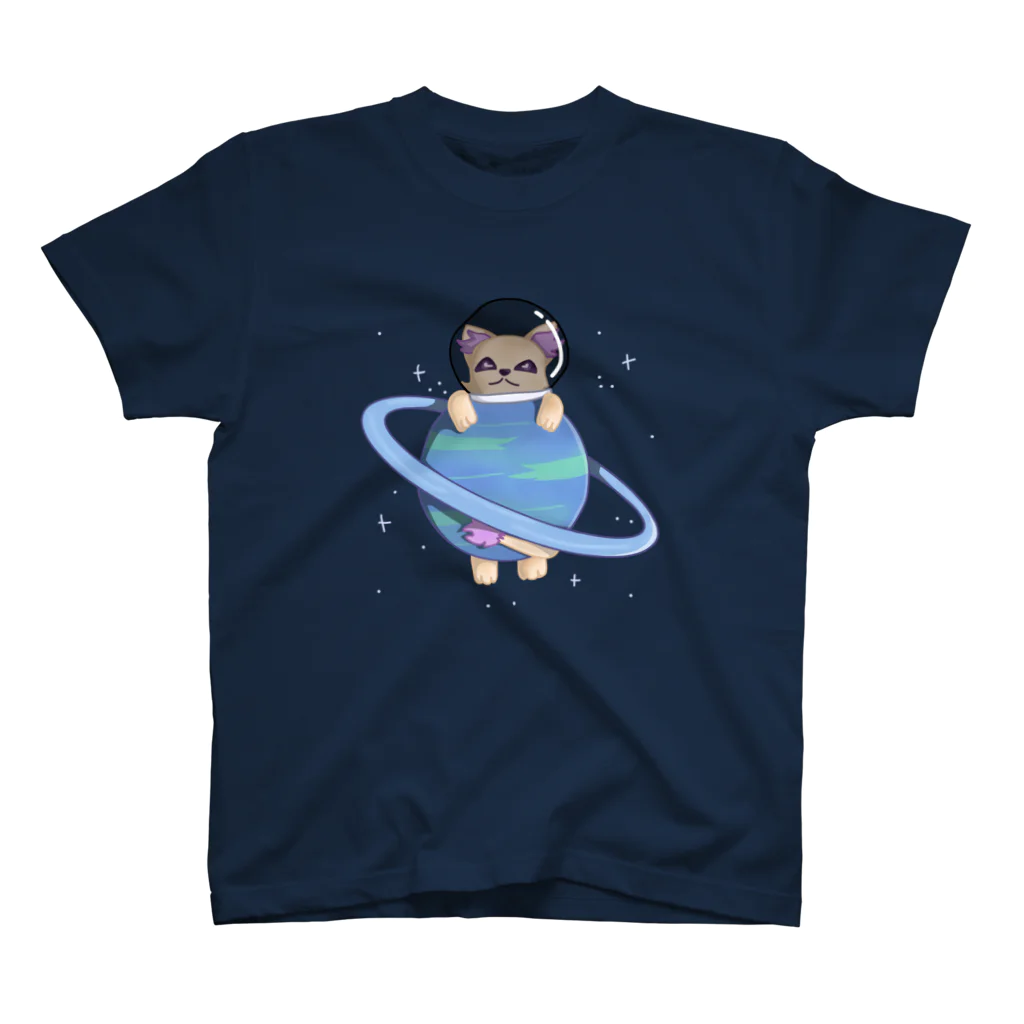 Moki's StudioのSpace Cat Regular Fit T-Shirt