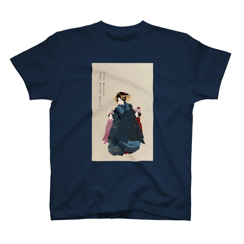 Japanの現代版浮世絵＆百人一首グッズ スタンダードTシャツ