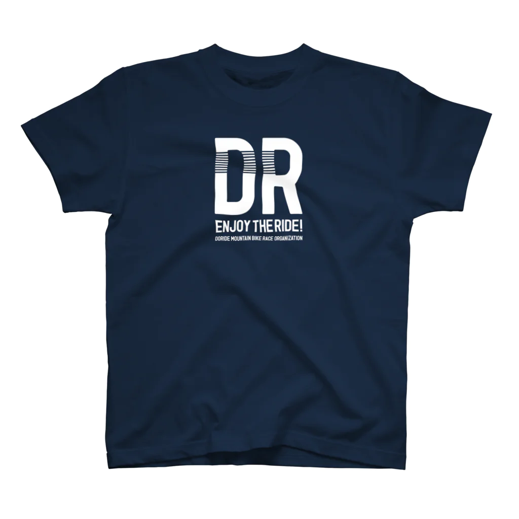 DoRide shopのDR_Tシャツ_白ロゴバージョン スタンダードTシャツ