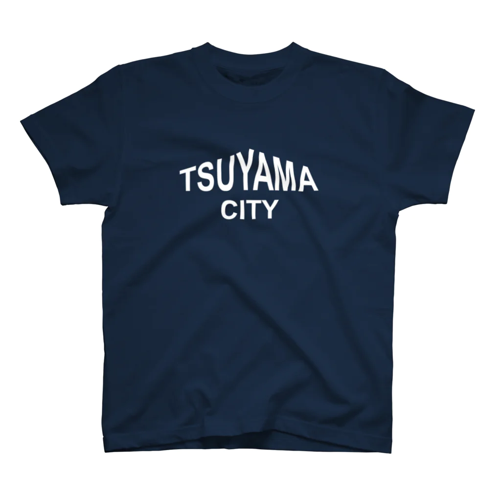 駄作の羅列だっ炒のTSUYAMA-CITY(WHITE Logo) Regular Fit T-Shirt