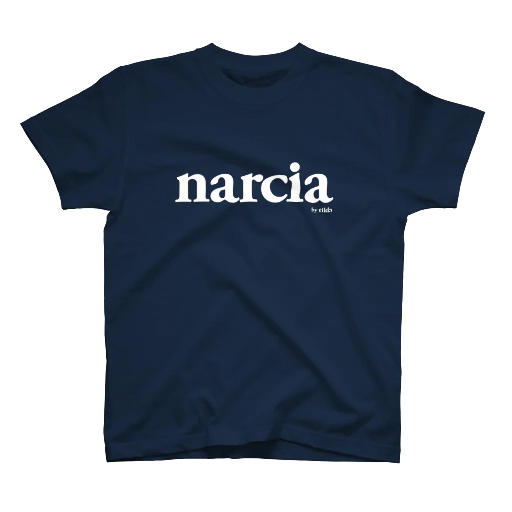 tildeのWhite narcia スタンダードTシャツ