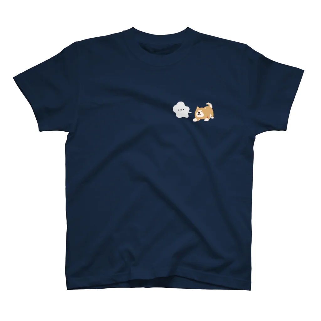 semioticaのむむむ秋田犬（・・・） スタンダードTシャツ