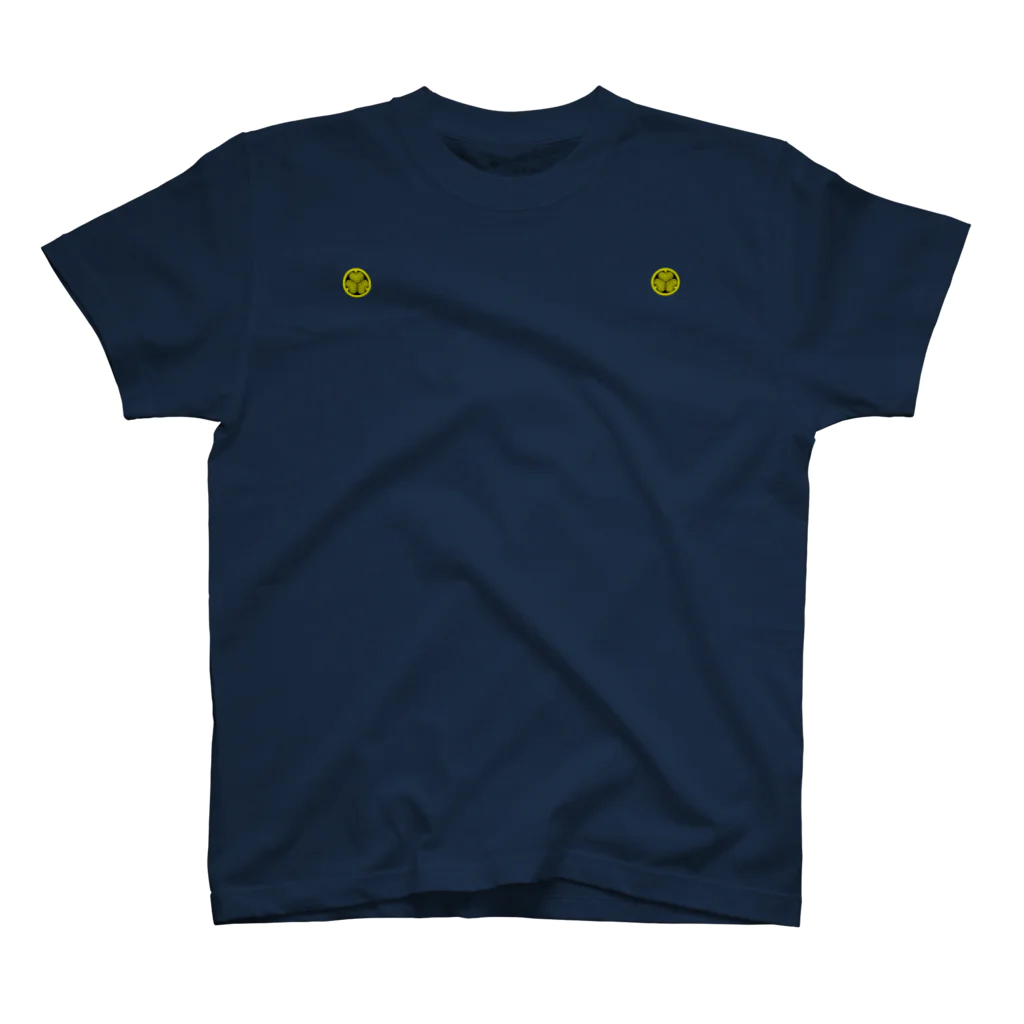 tomo-miseのkamon 三つ葉葵 （徳川家）（Tシャツ） Regular Fit T-Shirt