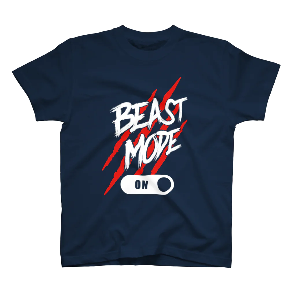 【仮想通貨】ADKグッズ専門店 のBEAST MODE ON 01 スタンダードTシャツ