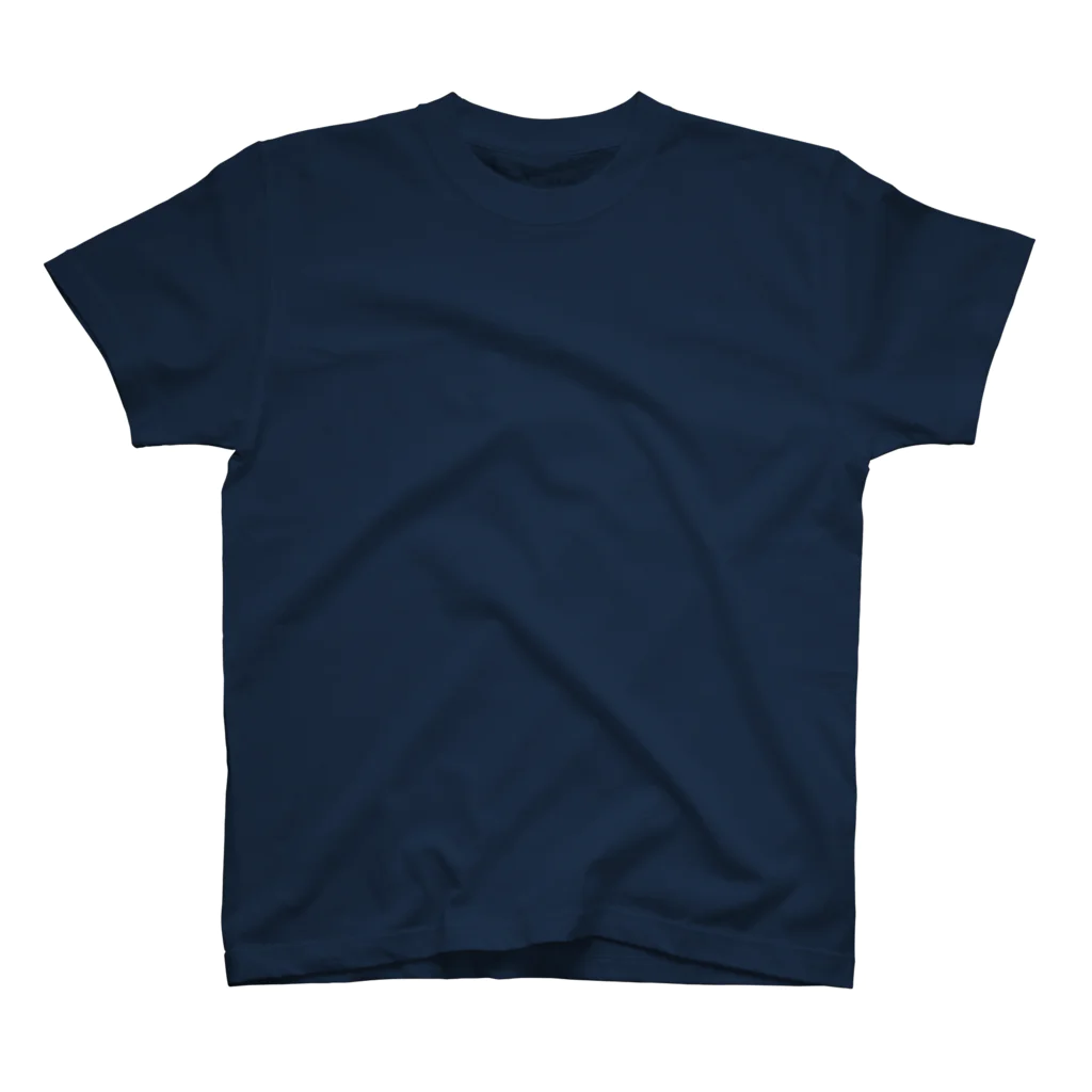 地歌箏曲グッズのお店の三味線の絵と黒髪のグッズ スタンダードTシャツ