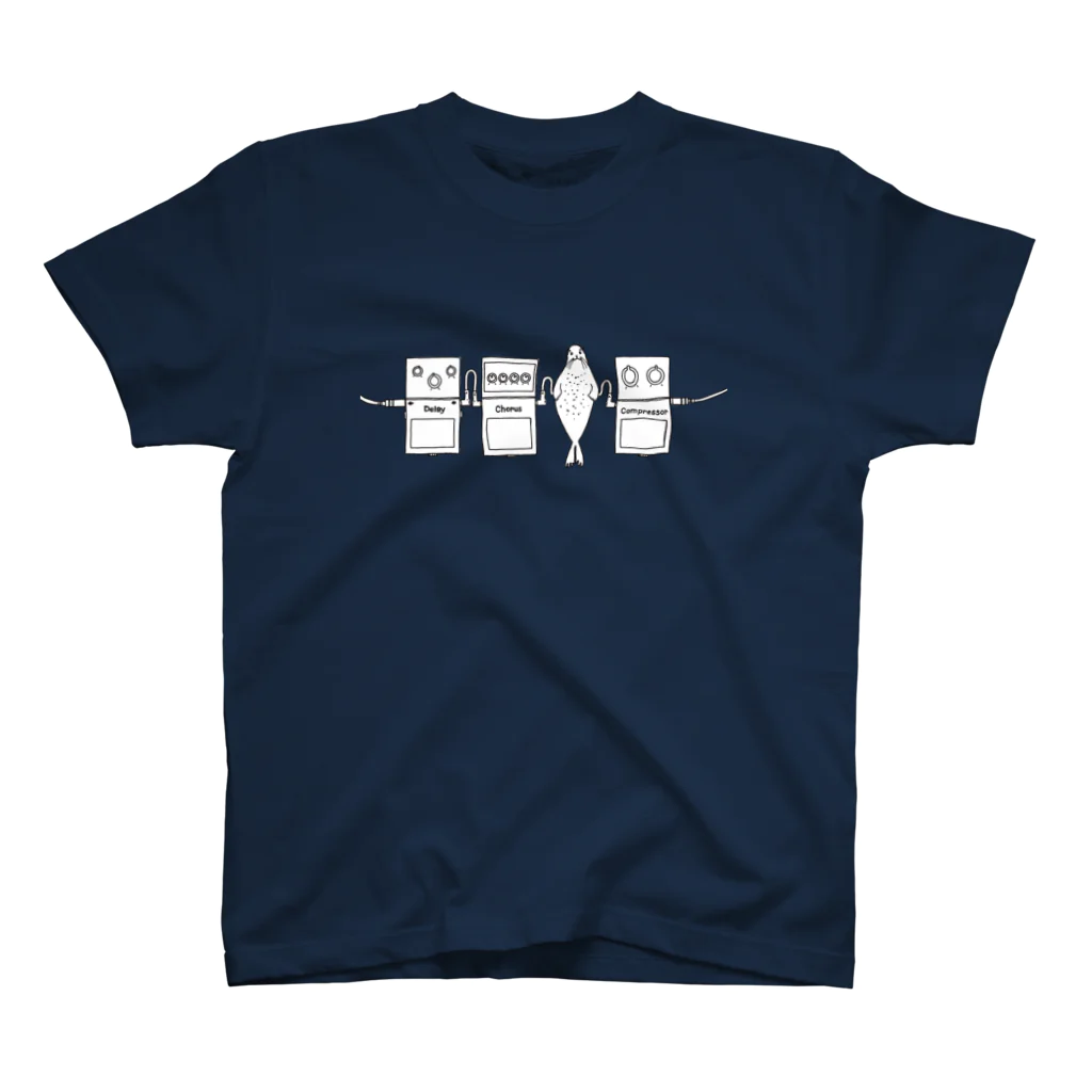 Norppa-Kauppaのいい感じに歪ませてくれるアザラシ(モノクロ) Regular Fit T-Shirt