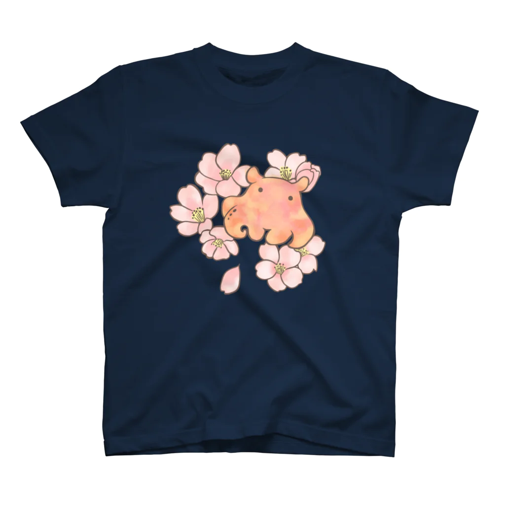 Cagelam(かげらむ)のメンダコさんと桜。 Regular Fit T-Shirt