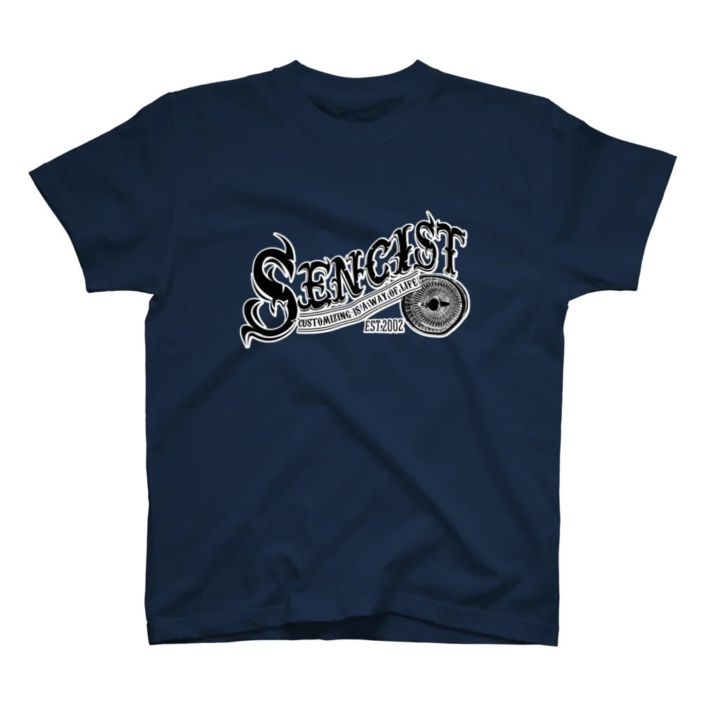 SencistWorks-ｾﾝｼｽﾄﾜｧｸｽ-のLOWSTYLE （白バック：濃色） スタンダードTシャツ