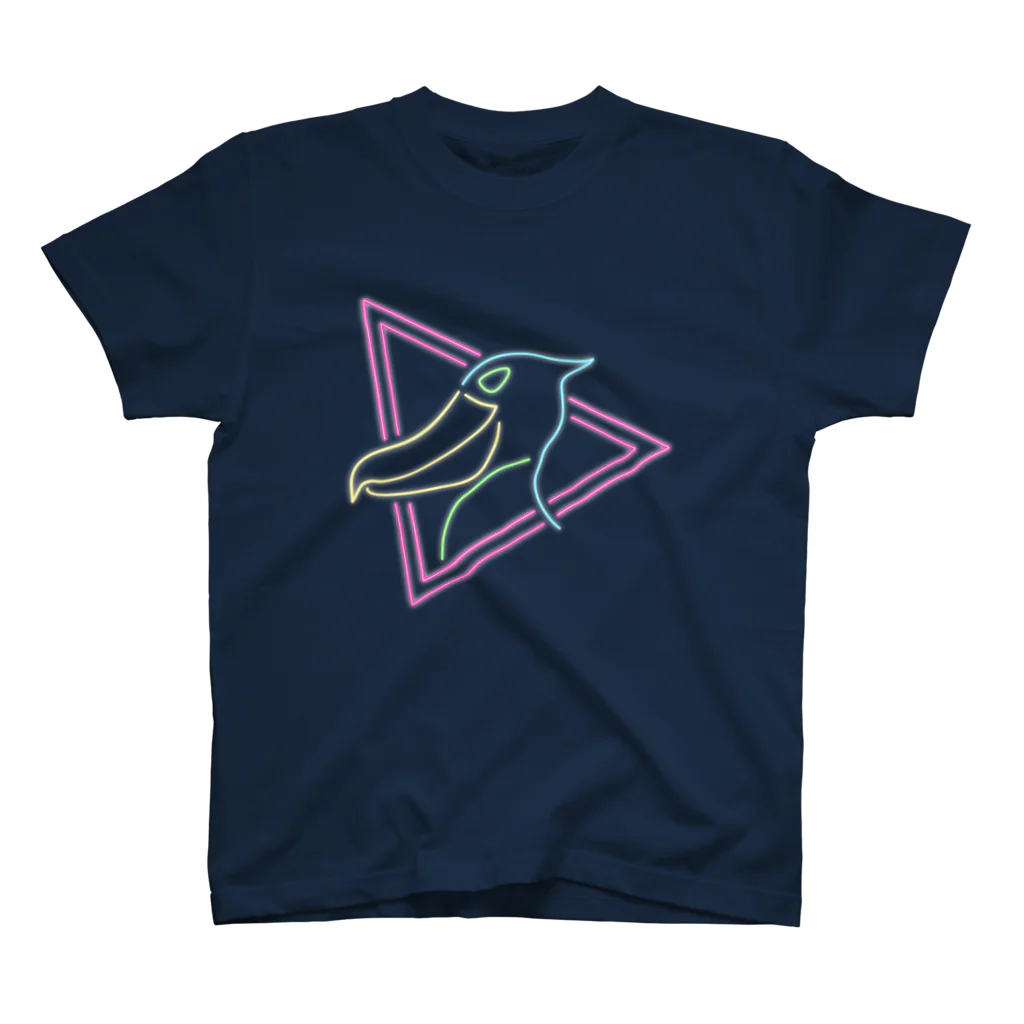 YAGEN's Baseのハシビロコウ Shoebill 80's Regular Fit T-Shirt