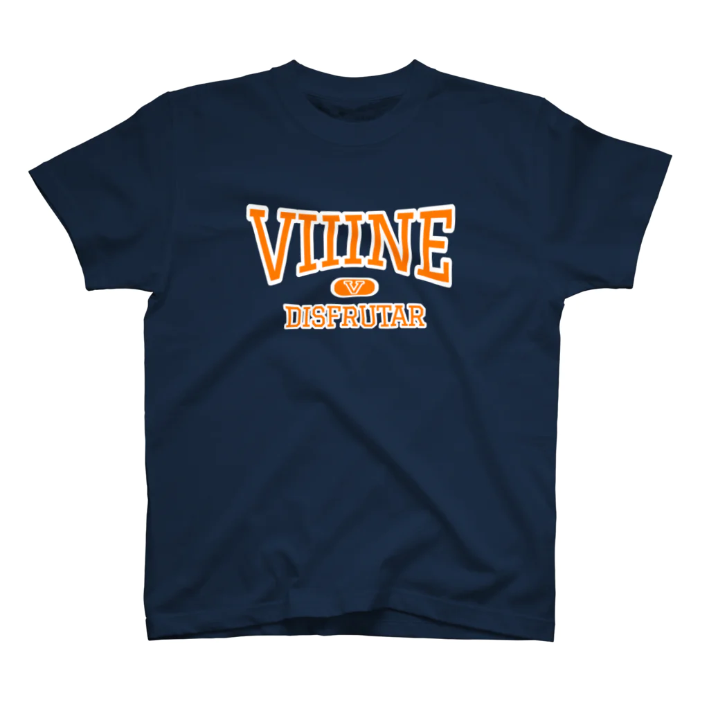 viiineのviiine カレッジロゴTシャツ Regular Fit T-Shirt