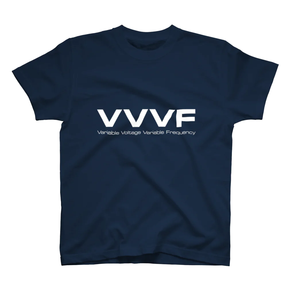 急行天北の鉄道 VVVF Tシャツ（濃色用） Regular Fit T-Shirt