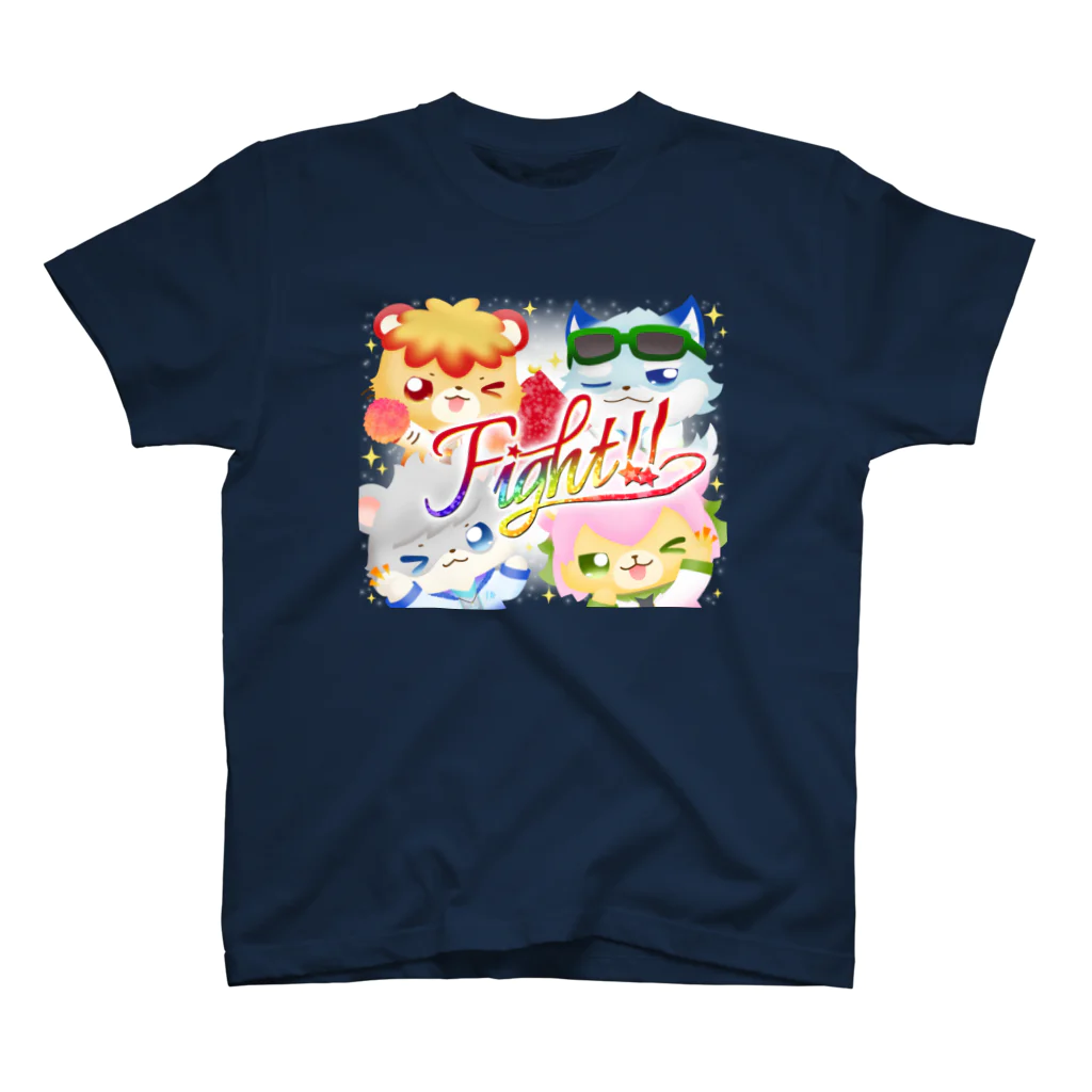 クロフミのまったりショップのⅣFANSのFight!! スタンダードTシャツ