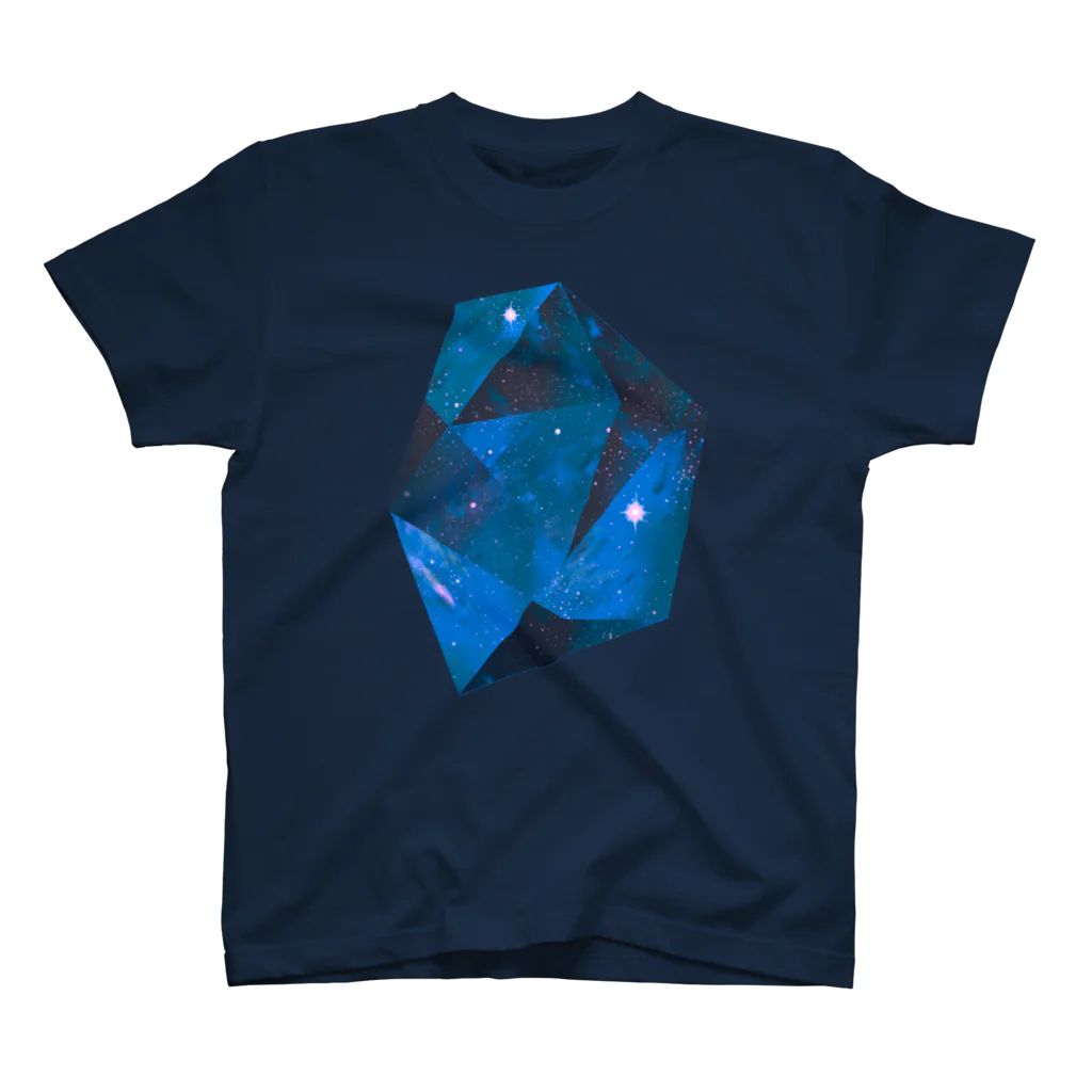 chihacoの星空の結晶（青） スタンダードTシャツ