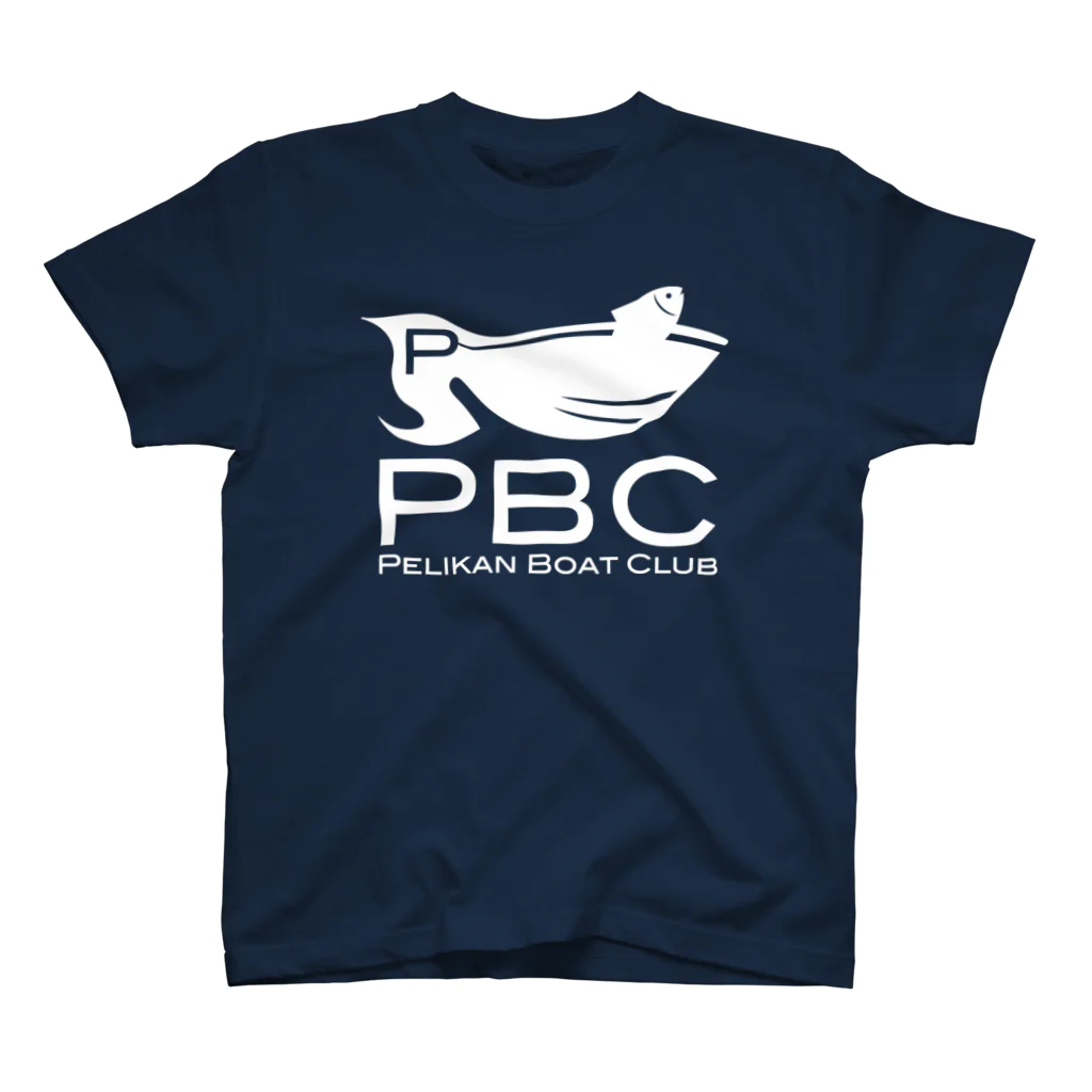 PelikanShopのPBCロゴ 白 goods スタンダードTシャツ