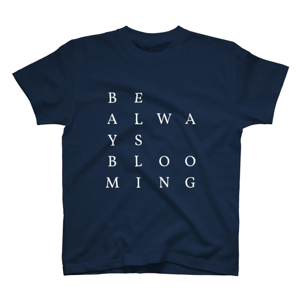 SAK. The Blooming Diva グッズストアの【サインなし・濃色地】BE ALWAYS BLOOMING Regular Fit T-Shirt