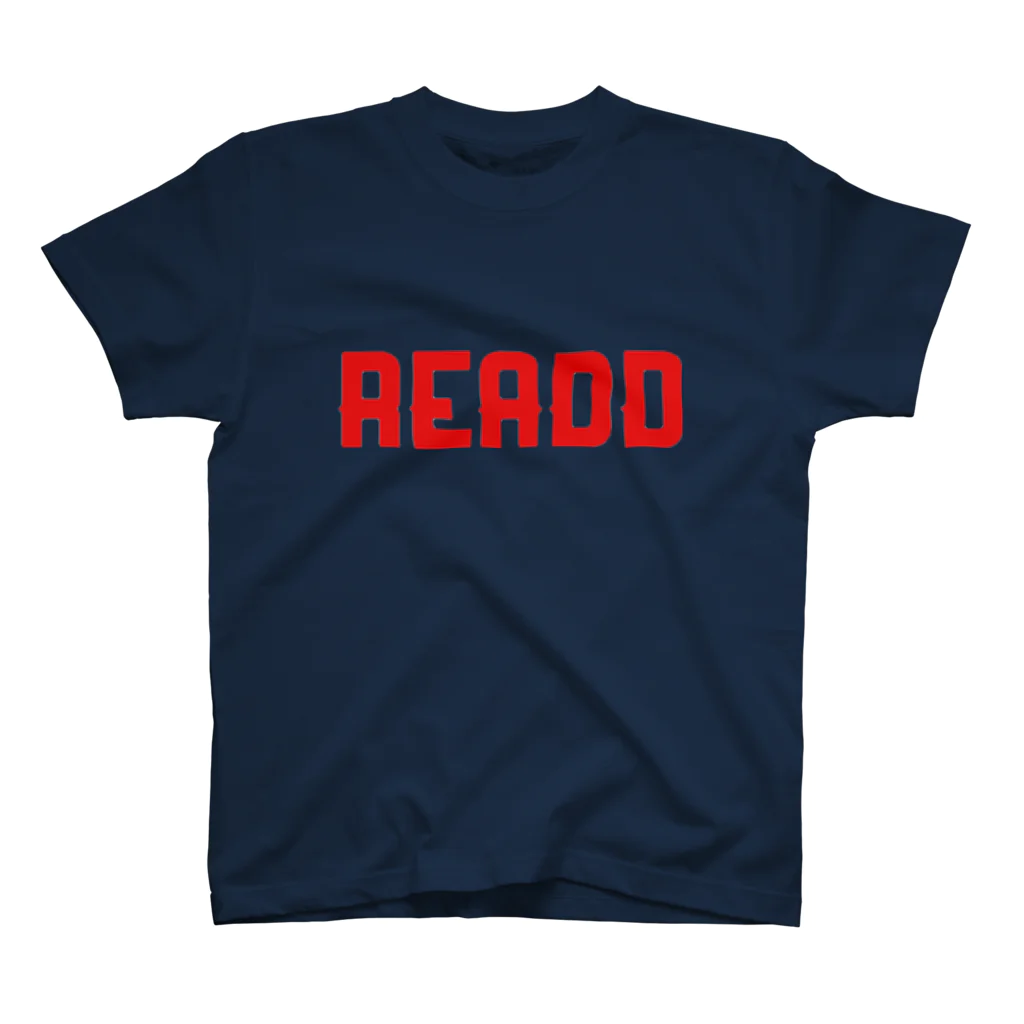 ReaDDのReaDD ロゴ赤 スタンダードTシャツ