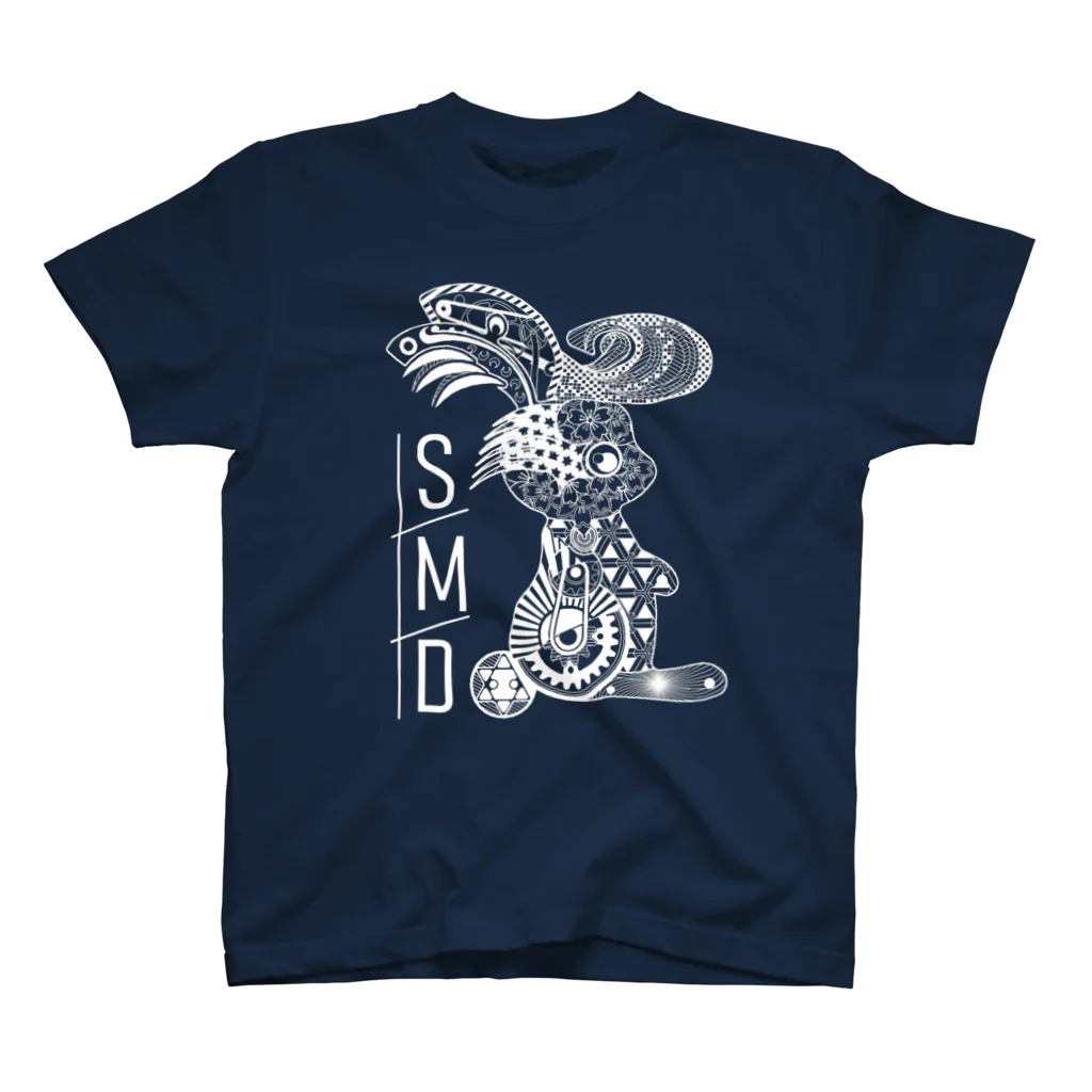 SMD Factoryのメカリーゼントうさぎ 白 Regular Fit T-Shirt