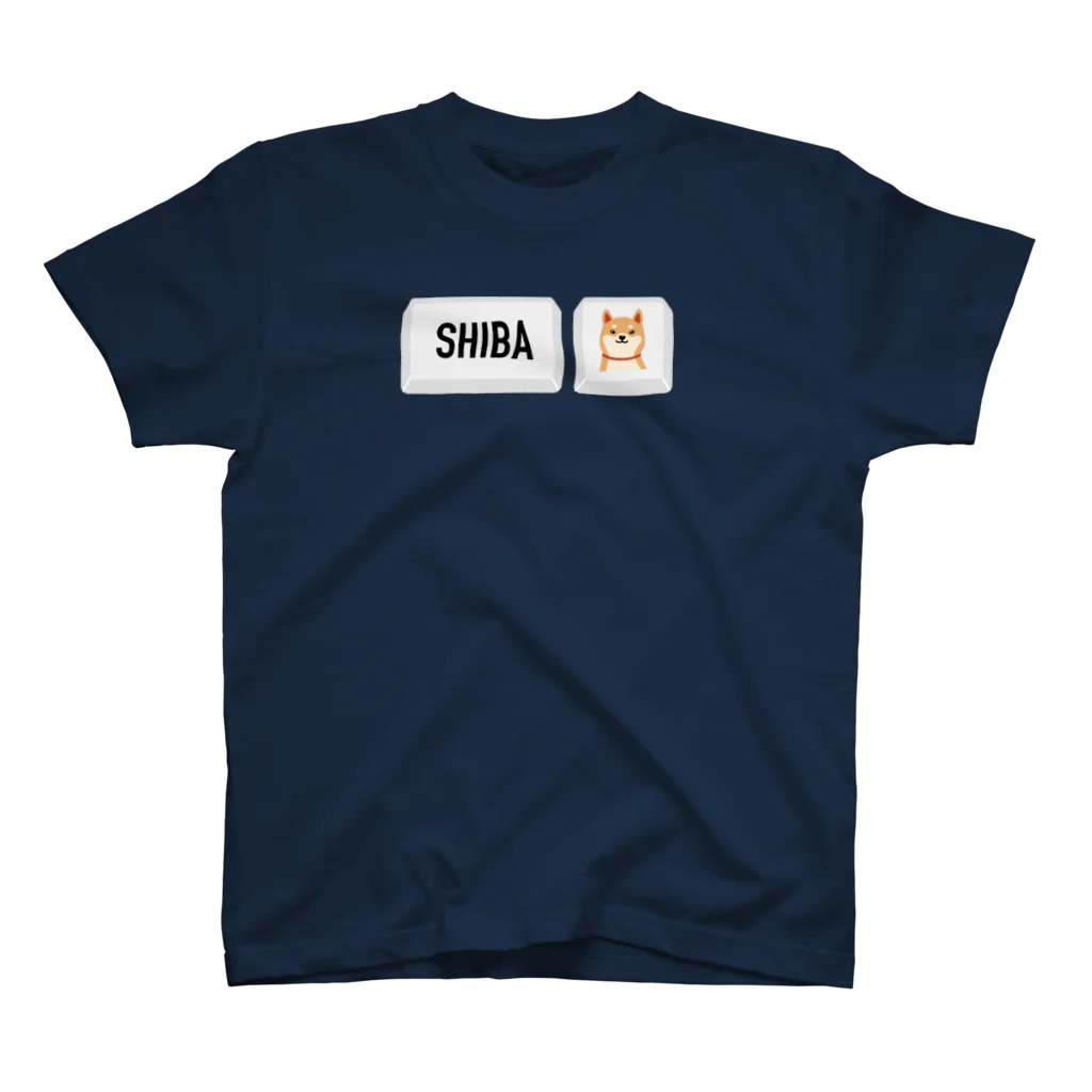 しばじるしデザインのキートップなシバ Regular Fit T-Shirt