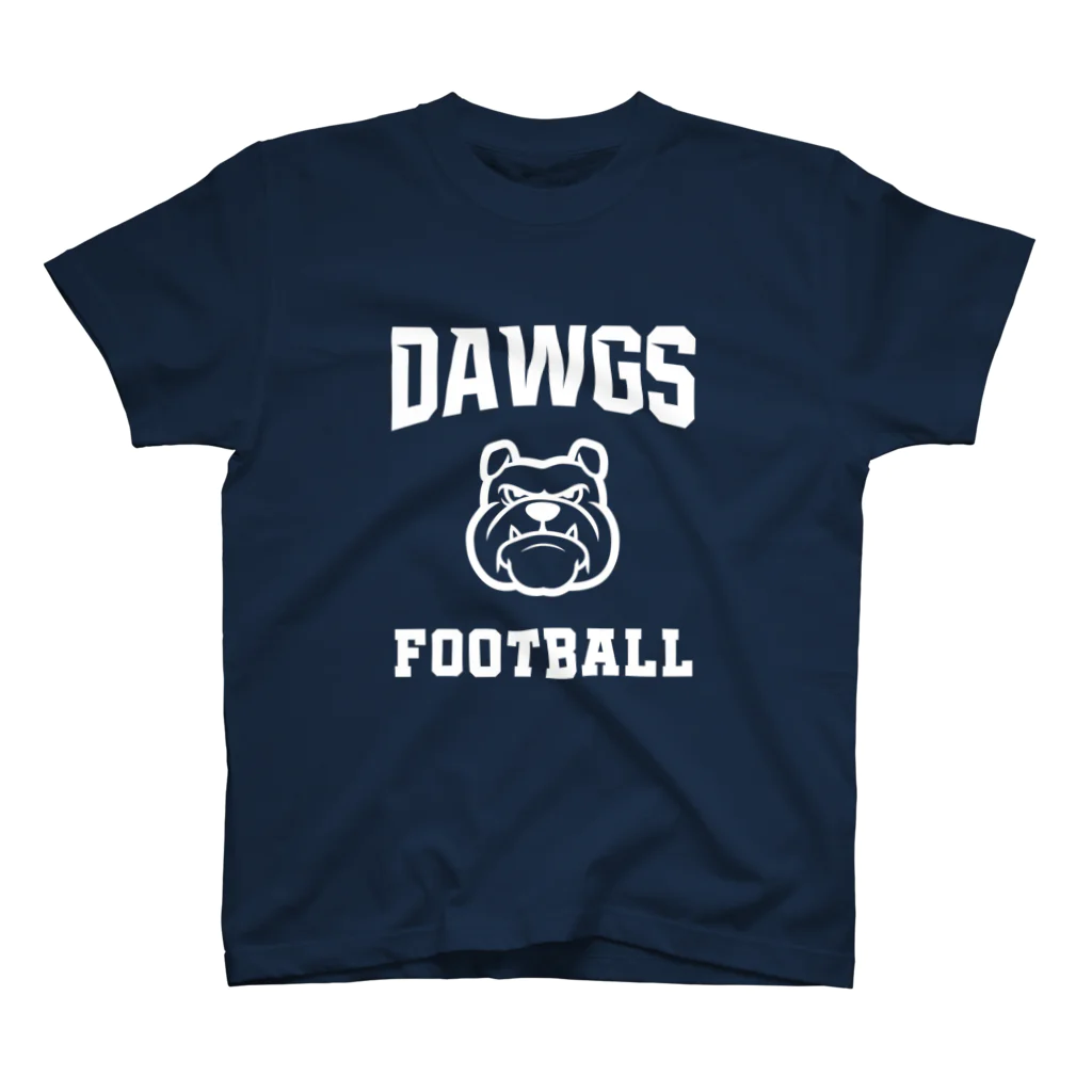 TEAM DAWGS STOREのDAWGS_WHITE LOGO スタンダードTシャツ