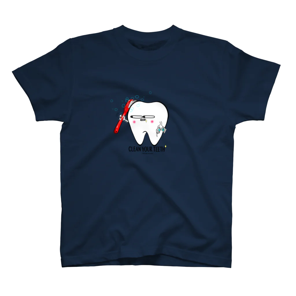KAAK studioのToothくん　歯磨き Regular Fit T-Shirt