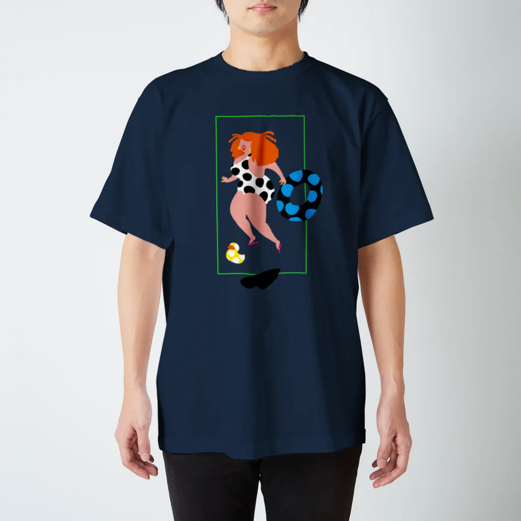 fig-treeの水玉の女03 スタンダードTシャツ