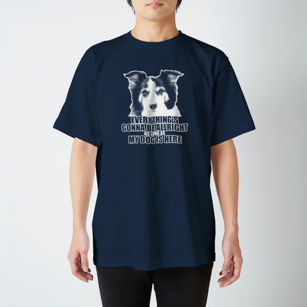 HALPAPAのEVERYTHING'S GONNA BE ALLRIGHT 濃色用 スタンダードTシャツ