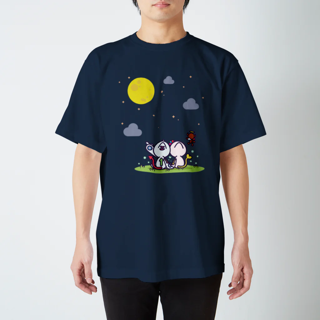 SimbaStudio ShopのTalking to the moon スタンダードTシャツ