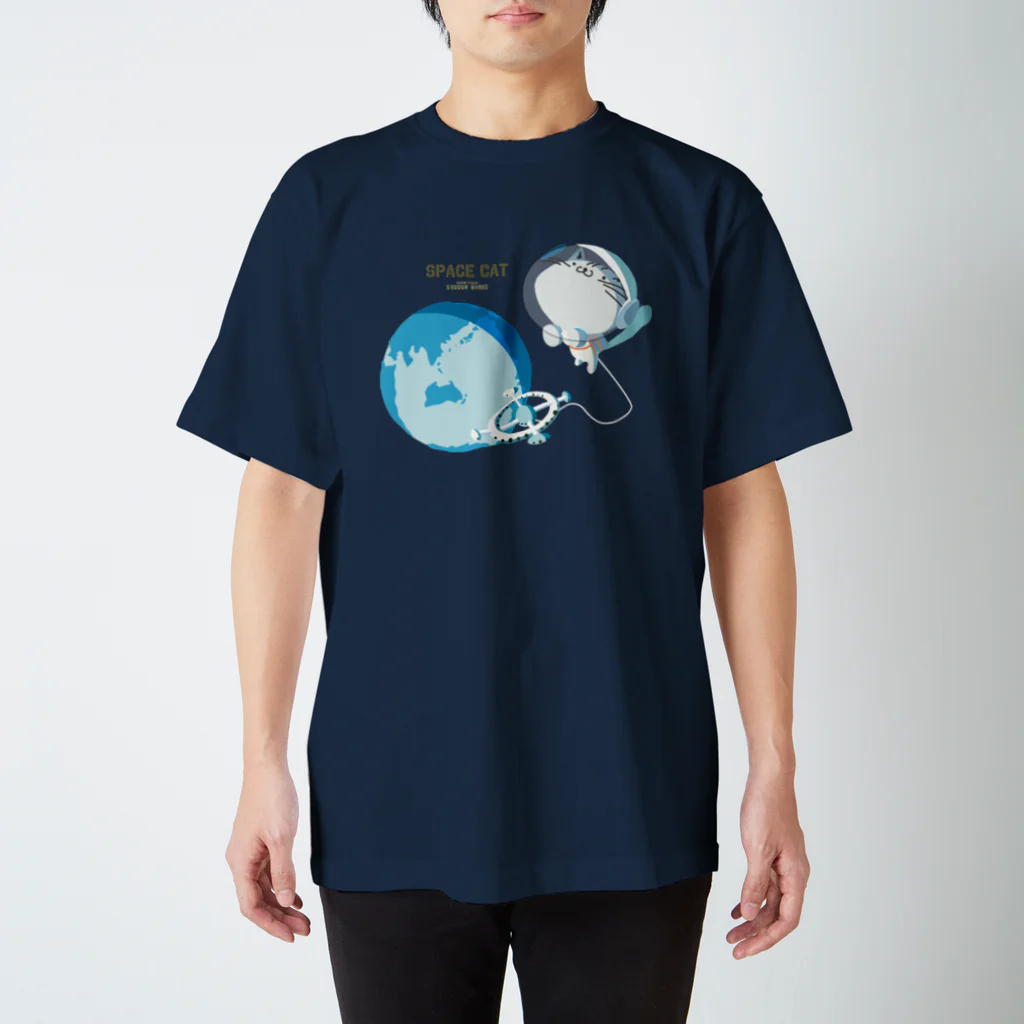 ビューン ワークスの宇宙猫 スタンダードTシャツ