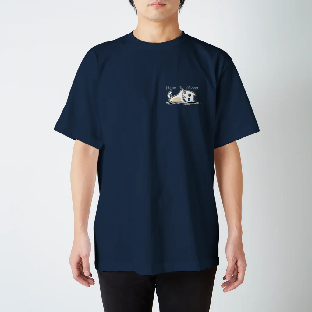 fuku_shirohataのニッパーねこ Regular Fit T-Shirt