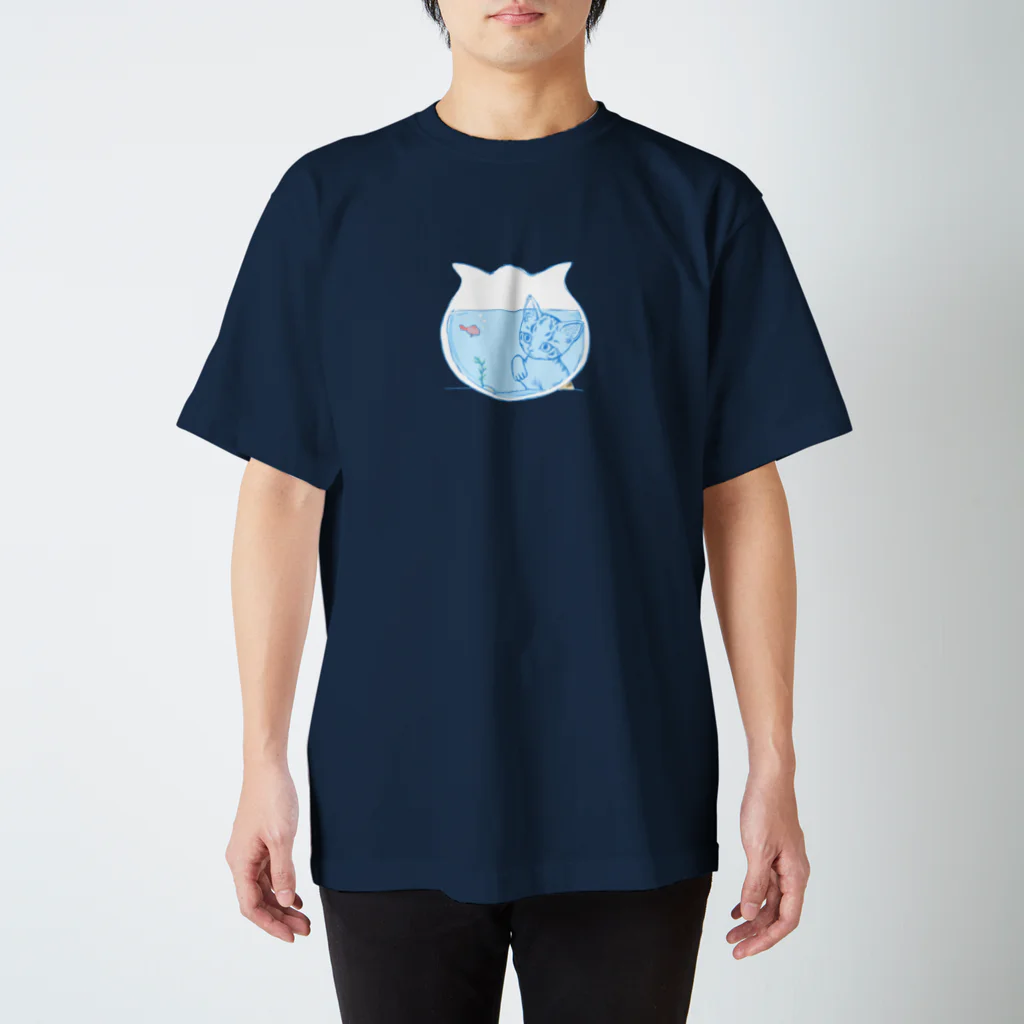 nya-mew（ニャーミュー）のはつかおあわせ スタンダードTシャツ