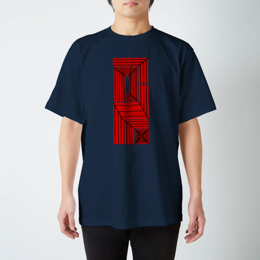 ameyoのred Regular Fit T-Shirt