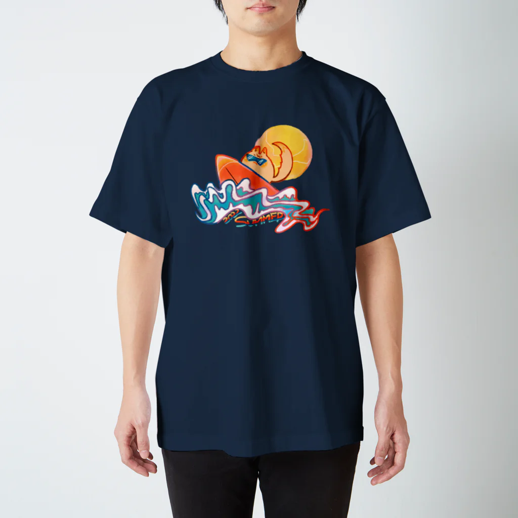 眠る通販のなみのり(ナイト)T スタンダードTシャツ