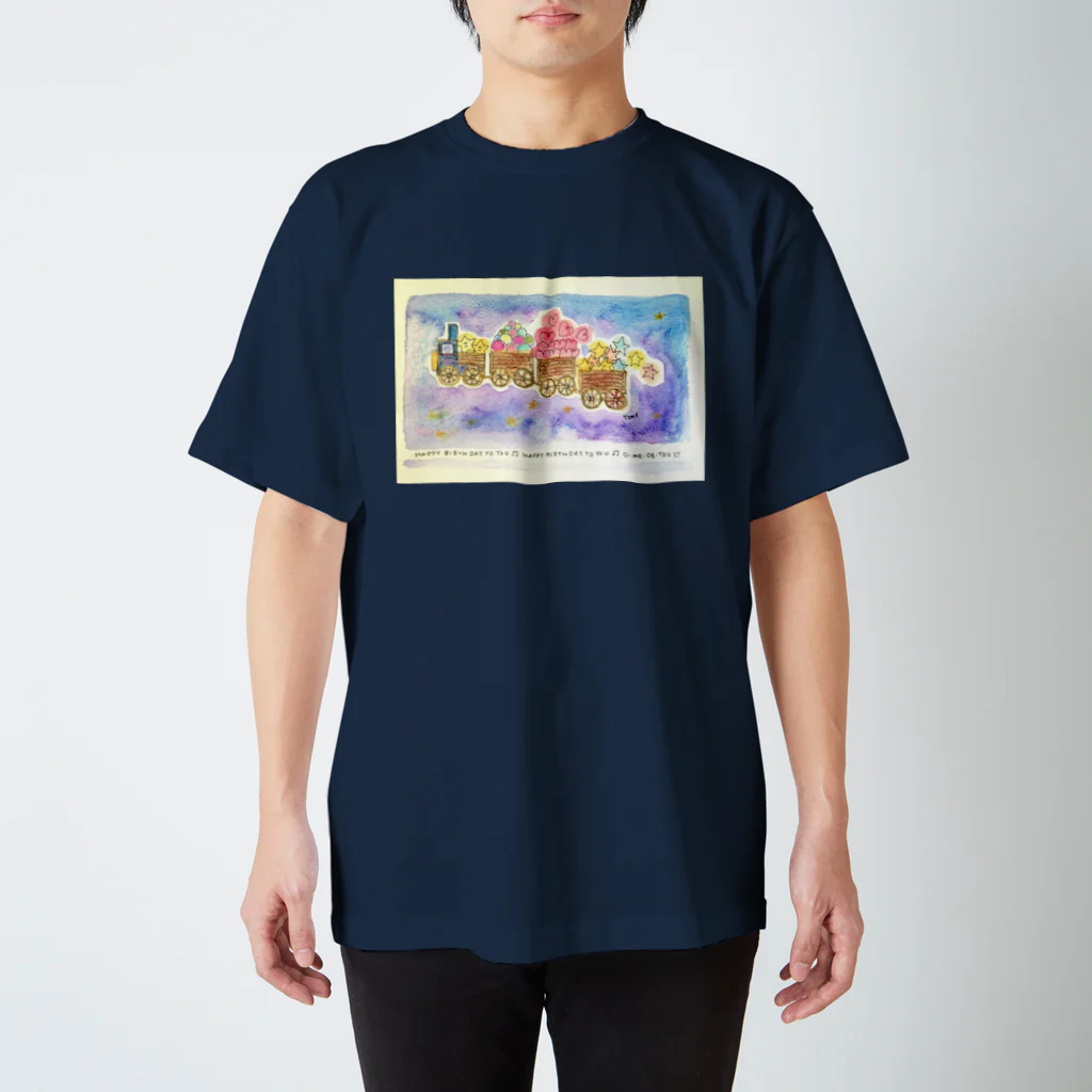 童画家 ☆たまてばこ主宰＊Tomyの365日HappyBirthDay スタンダードTシャツ