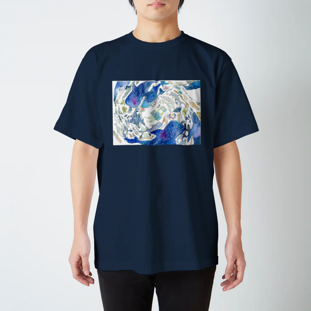 もじょもじょの海の中で眠る スタンダードTシャツ